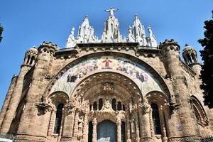 A view of Barcelona in Spain photo