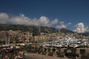 A view of Monaco Harbour in France photo