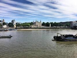 A view of the River Thames near Westminster photo