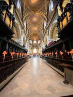 London in the UK in June 2022. A view of the inside of St Pauls Cathedral photo
