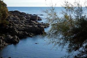 Costa brava catalana, rugged mediterranean coast in northern Catalonia, Spain photo