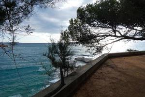 Costa brava catalana, rugged mediterranean coast in northern Catalonia, Spain photo