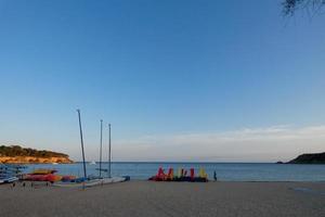 Sant Pol beach in S'agaro Catalan Costa Brava, Spain photo