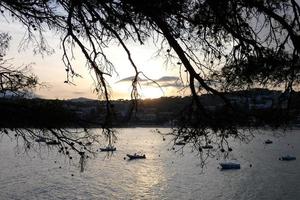 Costa brava and coastal path along the rugged coastline of northern catalonia, Spain photo