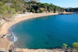 Beaches of the Costa Brava, S'agaro, a town near Sant Feliu de Guixols and Playa de Aro photo