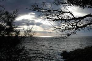 costa brava catalana, escarpada costa mediterránea en el norte de cataluña, españa foto