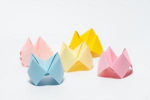 Multi colors paper fortune teller photo