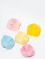 Multi colors paper fortune teller photo