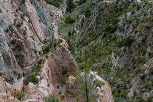 colinas de arena prados de hadas hermoso paisaje montañas vista foto