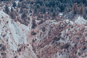 colinas de arena prados de hadas hermoso paisaje montañas vista foto