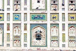 Lahore Fort Heritage Building wall with old Art photo