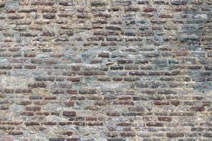 Closeup Red Stone with white Marble Frame heritage Building wall photo