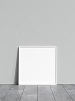 Blank poster frame mockup. Empty picture frame mockup. Blank photo frame. Frame mockup for photo, print, painting, artwork presentation. Frame mockup. Clean, modern, minimal frame. 3d rendering