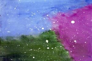 Hand Painted Watercolor Background photo