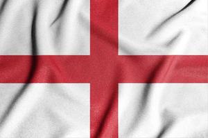 National flag of the England. The main symbol of an independent country. photo