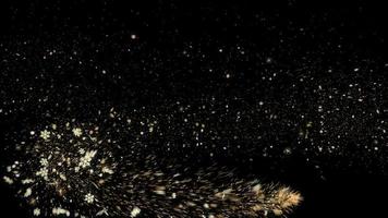 Particle Explosion motion graphics video transparent background with alpha channel