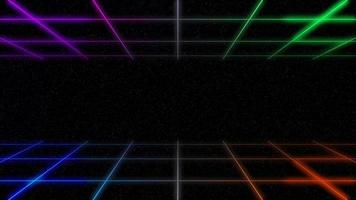 background or frame animated grid gradient color moving as a futuristic intro video