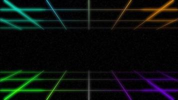 background or frame animated grid gradient color moving as a futuristic intro video