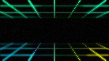 background or frame animated grid gradient color moving as a futuristic intro video