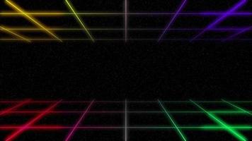 background or frame animated grid gradient color moving as a futuristic intro video