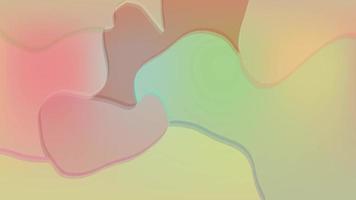 Seamless pastel color gradation background swaying like waves. Loop animation video