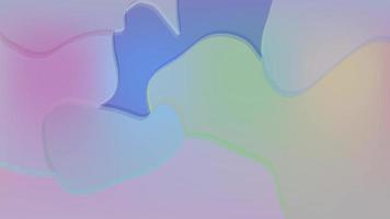 Seamless pastel color gradation background swaying like waves. Loop animation video