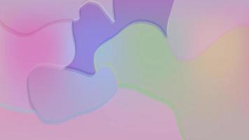 Seamless pastel color gradation background swaying like waves. Loop animation video