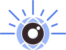 icono del virus del ojo del globo png