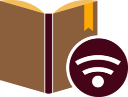 ícone do livro wi-fi png