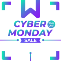 cyber monday sale design element png