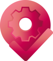 location gradient icon png