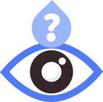 ícone de informações de saúde ocular png