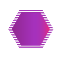 geometrisk design prydnad png