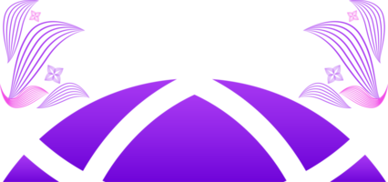 kanker Purper lint ontwerp element png