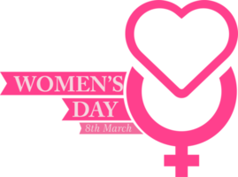 international womens day badge png