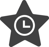 ícone de estrela do tempo png