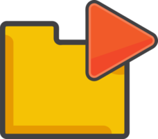 play video folder icon png