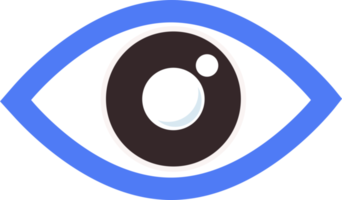 ojo, plano, icono png