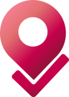 location gradient icon png