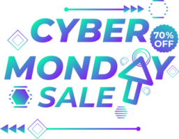 cyber monday sale design element png