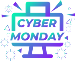 cyber monday sale design element png