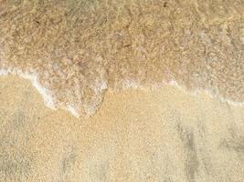 abstract sand of beach and soft wave background photo