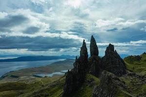 Old man of Storr in Scotland photo