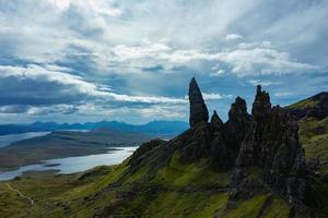 Old man of Storr in Scotland photo