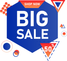 big sale promotion banner png