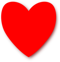 icona del cuore rosso png