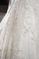 Elegant bride in a wedding dress photo