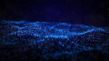 Blue Particle Wave video
