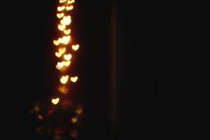 luces de hadas en una botella de vidrio foto