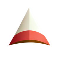 piatto Natale Santa Claus cappello cartone animato sfondo. moderno piatto design nel inverno. minimalista inverno png